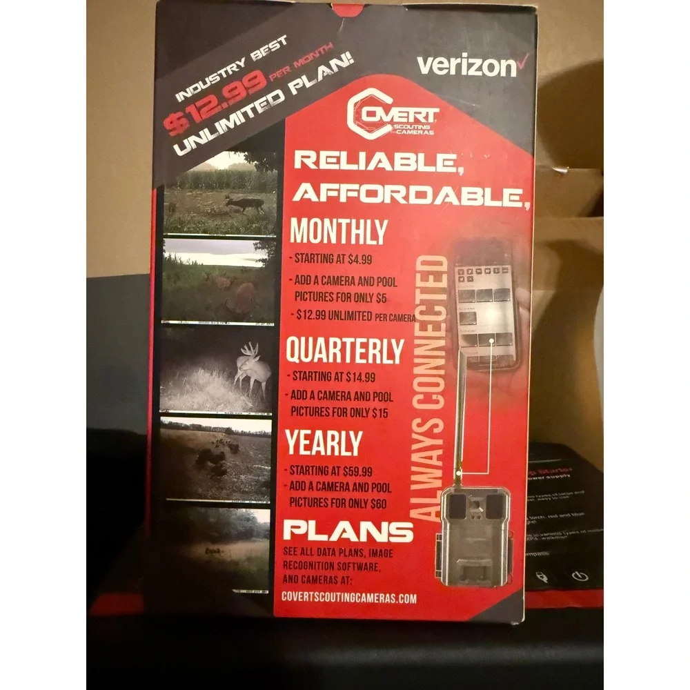 Covert Scouting Cameras WC32V Verizon LTE Cellular Trail Camera 32MP HD Video